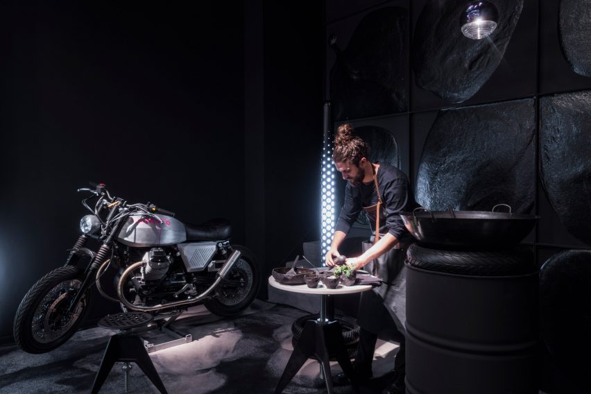 Tomoto Tom Dixon motorcycle for Moto Guzzi