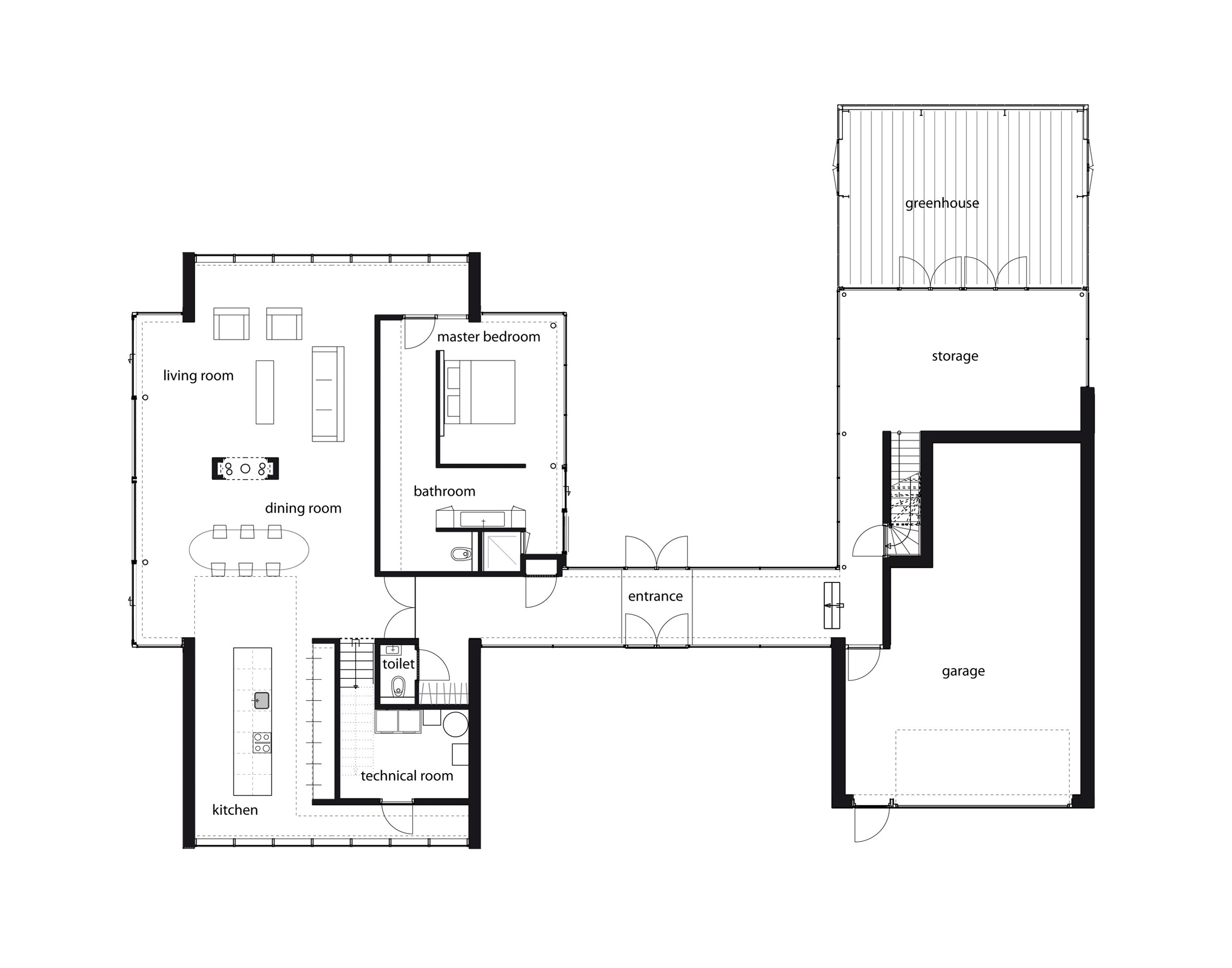 Modern countryside villa by MAAS Archicten