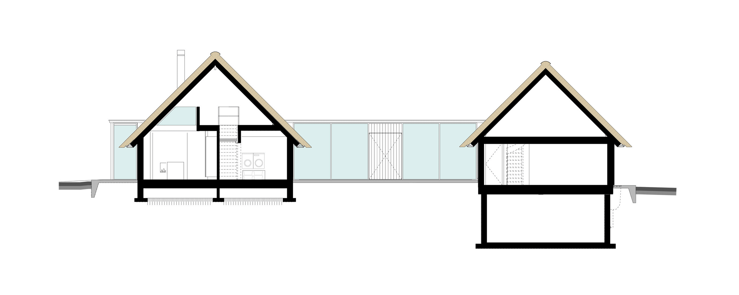 Modern countryside villa by MAAS Archicten