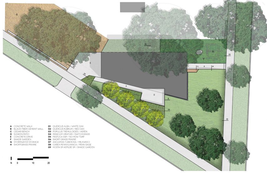 Site plan for Nordic Light by D / O