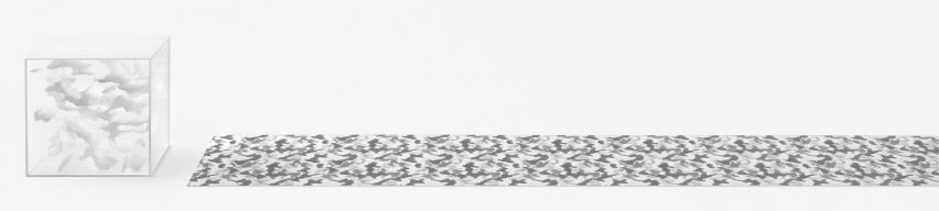 Nendo's Objectextile collection for Jil Sander at Milan design week 2017
