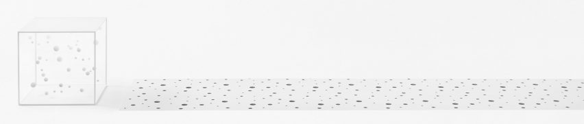 Nendo's Objectextile collection for Jil Sander at Milan design week 2017