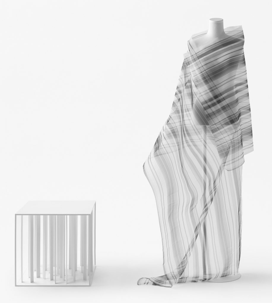 Nendo's Objectextile collection for Jil Sander at Milan design week 2017