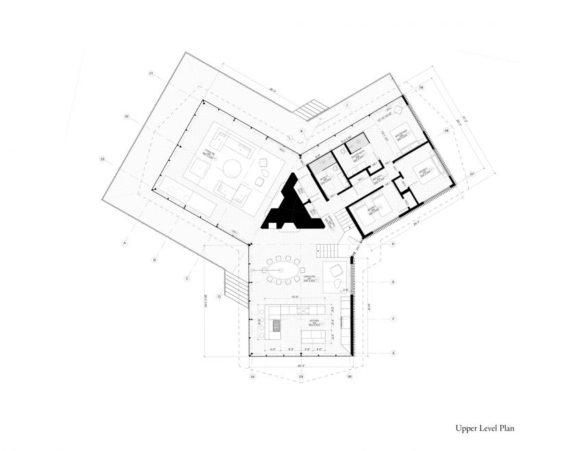 Glass Trefoil House by J Roc Design
