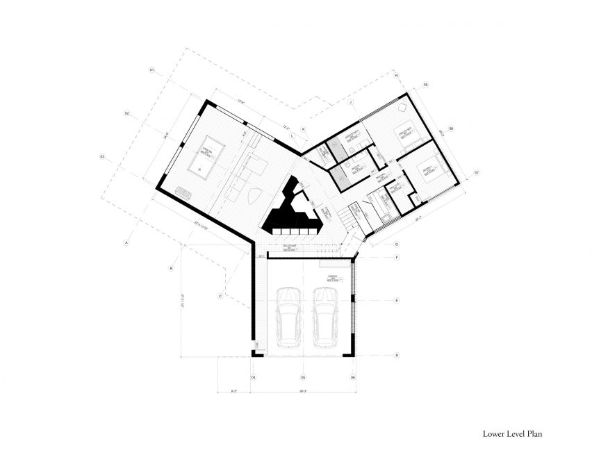 Glass Trefoil House by J Roc Design