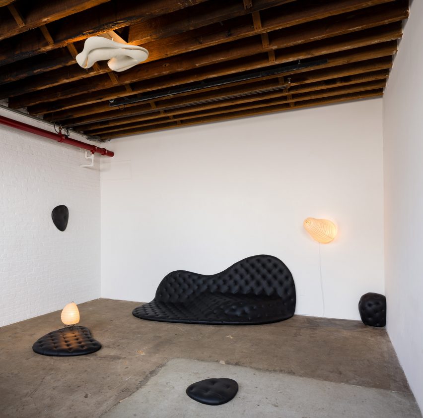 Robert Stadler, Pools and Pouf!; Isamu Noguchi, Akari [1N]; Isamu Noguchi, Floating Lunar; Isamu Noguchi, Akari [VB13-S]