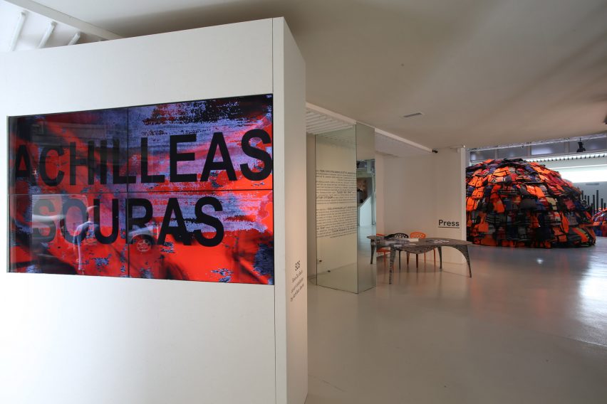 SOS installation by Achilleas Souras for Moroso