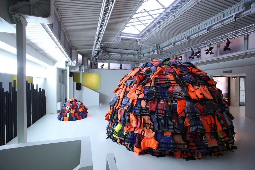 SOS installation by Achilleas Souras for Moroso