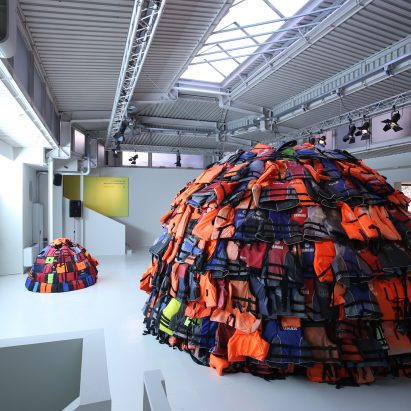 SOS installation by Achilleas Souras for Moroso