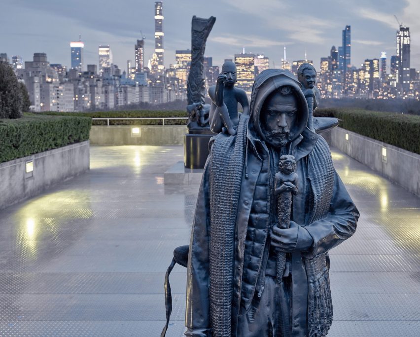 Theater of Disappearance Installation on roof of the Met in New York by Adrian Villar Rojas