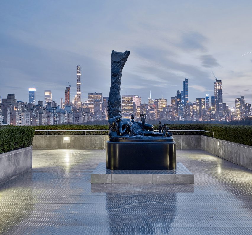 Theater of Disappearance Installation on roof of the Met in New York by Adrian Villar Rojas