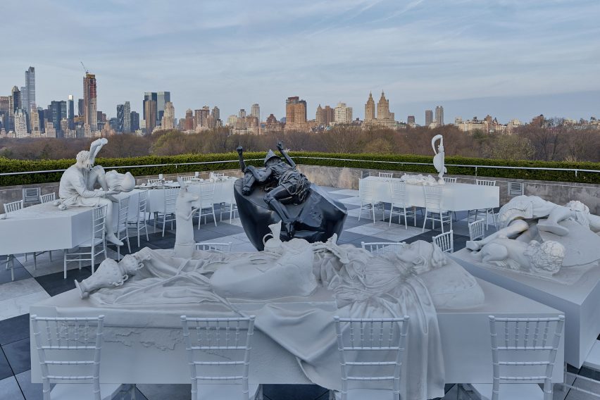 Theater of Disappearance Installation on roof of the Met in New York by Adrian Villar Rojas