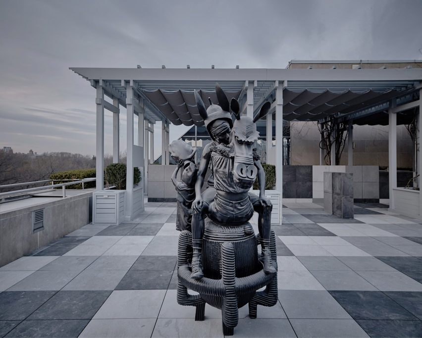 Theater of Disappearance Installation on roof of the Met in New York by Adrian Villar Rojas