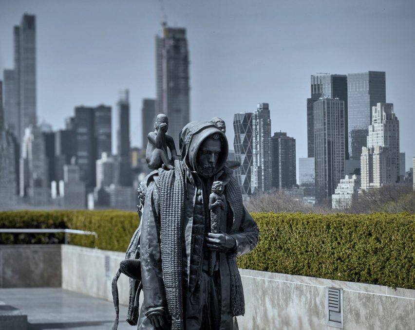 Theater of Disappearance Installation on roof of the Met in New York by Adrian Villar Rojas