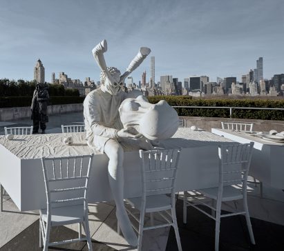 Theater of Disappearance Installation on roof of the Met in New York by Adrian Villar Rojas
