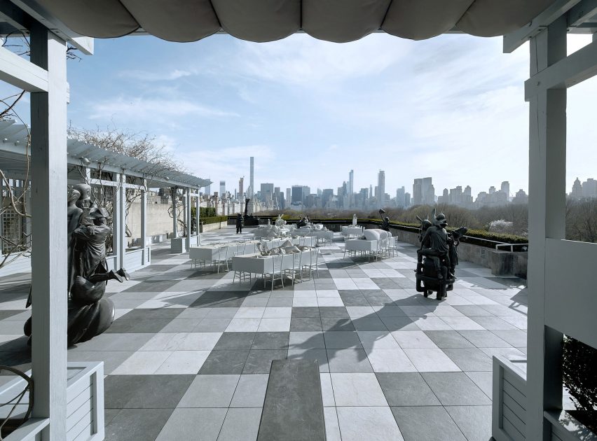 Theater of Disappearance Installation on roof of the Met in New York by Adrian Villar Rojas