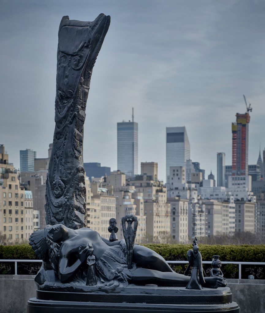 Theater of Disappearance Installation on roof of the Met in New York by Adrian Villar Rojas