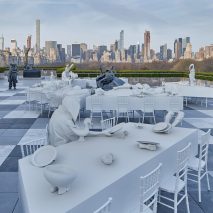 Theater of Disappearance Installation on roof of the Met in New York by Adrian Villar Rojas