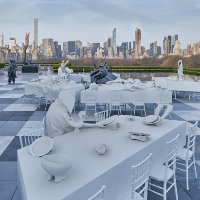 Theater of Disappearance Installation on roof of the Met in New York by Adrian Villar Rojas