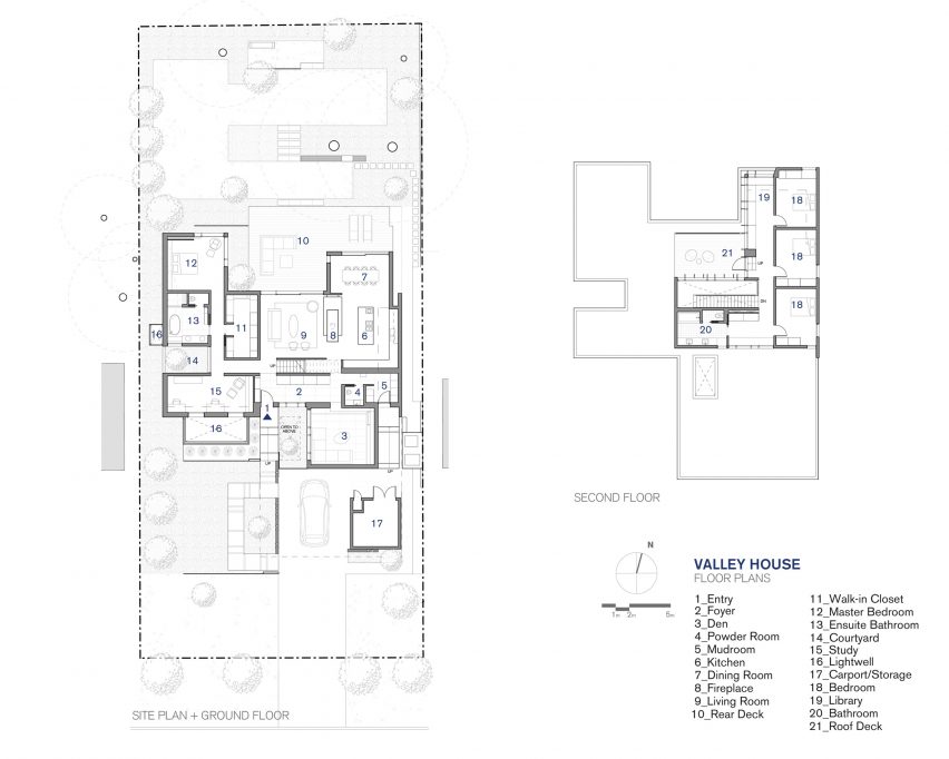 Plan for Valley House by Superkül