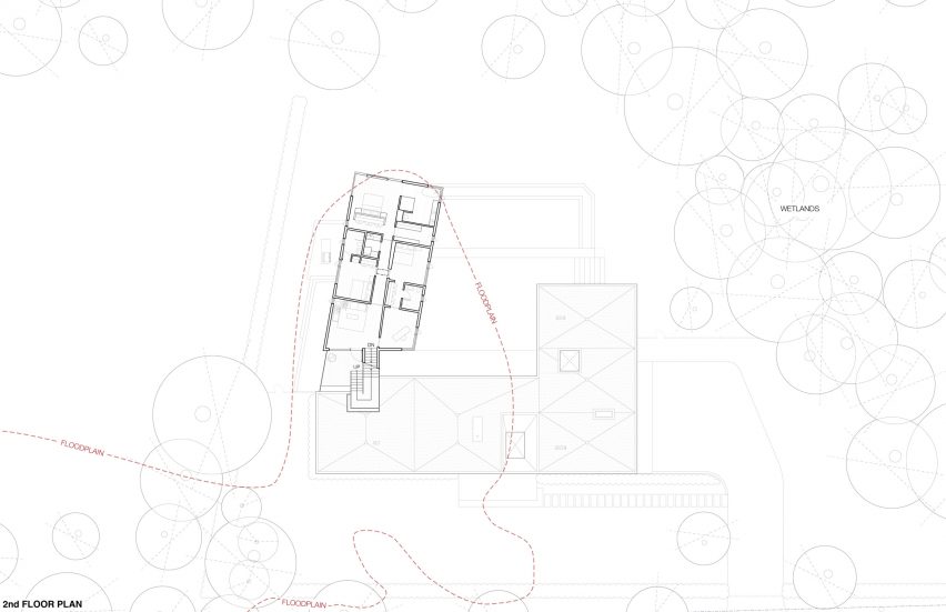Plan of Watermill House by Office of Architecture