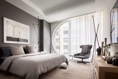 Interior of Zaha Hadid's 520 West 29th Street Apartments