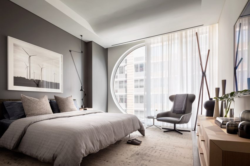 Interior of Zaha Hadid's 520 West 29th Street Apartments