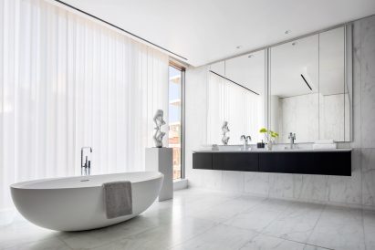 Interior of Zaha Hadid's 520 West 29th Street Apartments
