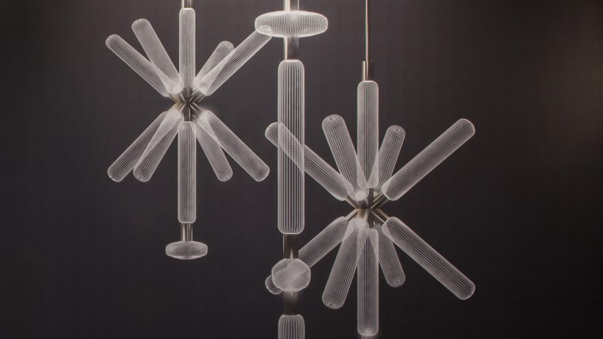 Yabu Pushelberg presents handblown celestial lighting collection for Lasvit