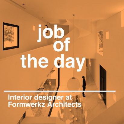 Job of the day: interior designer at Formwerkz Architects