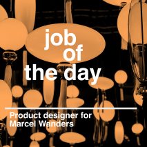 Job of the day: product designer for Marcel Wanders