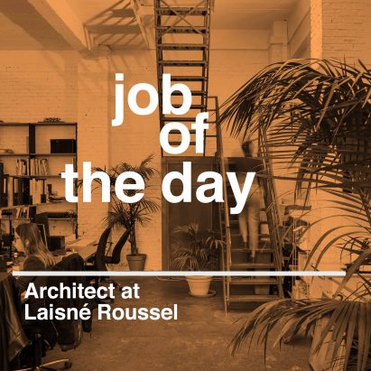 Job of the day: architect at Laisné Roussel