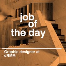 Job of the day: graphic designer at dRMM
