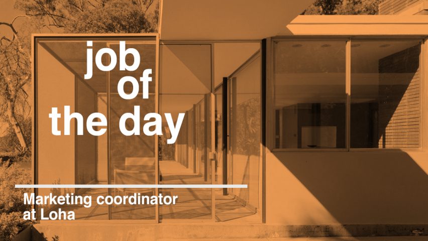 Job of the day: marketing coordinator at LOHA