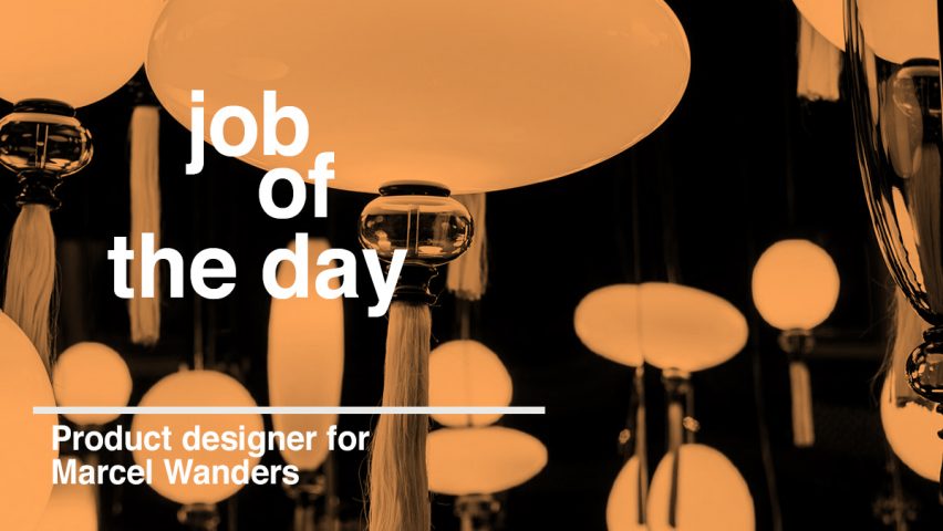 Job of the day: product designer for Marcel Wanders
