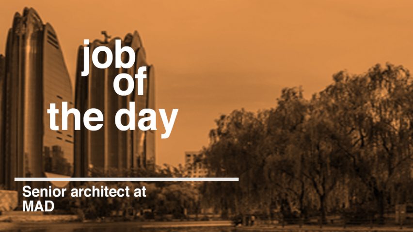Job of the day: senior architect at MAD