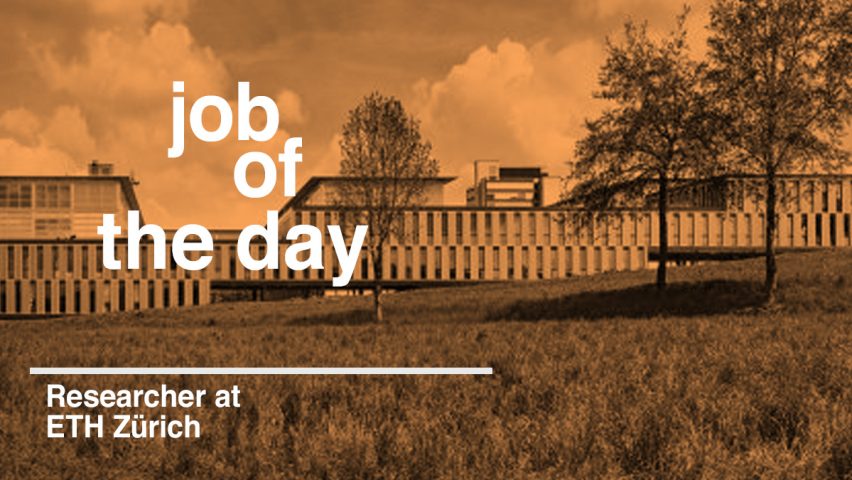 Job of the day: researcher at ETH Zurich