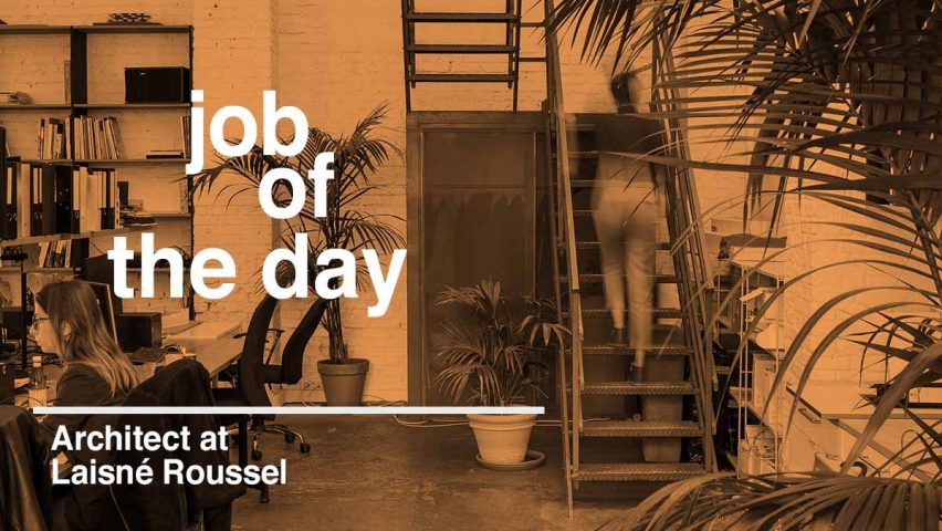 Job of the day: architect at Laisné Roussel
