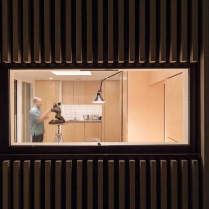 Silver & Co transforms London garden shed into multifunctional studio for artist couple
