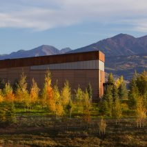 Studio B pairs weathering steel with red cedar for extension to remote Colorado school