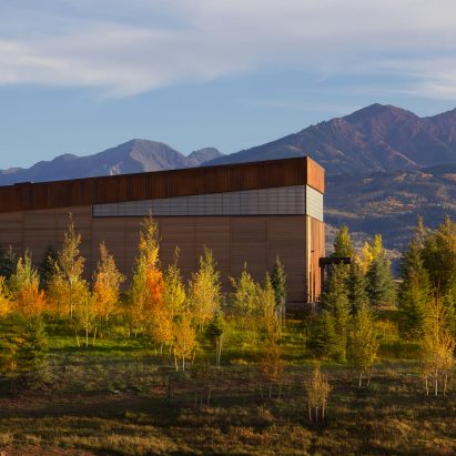 Studio B pairs weathering steel with red cedar for extension to remote Colorado school