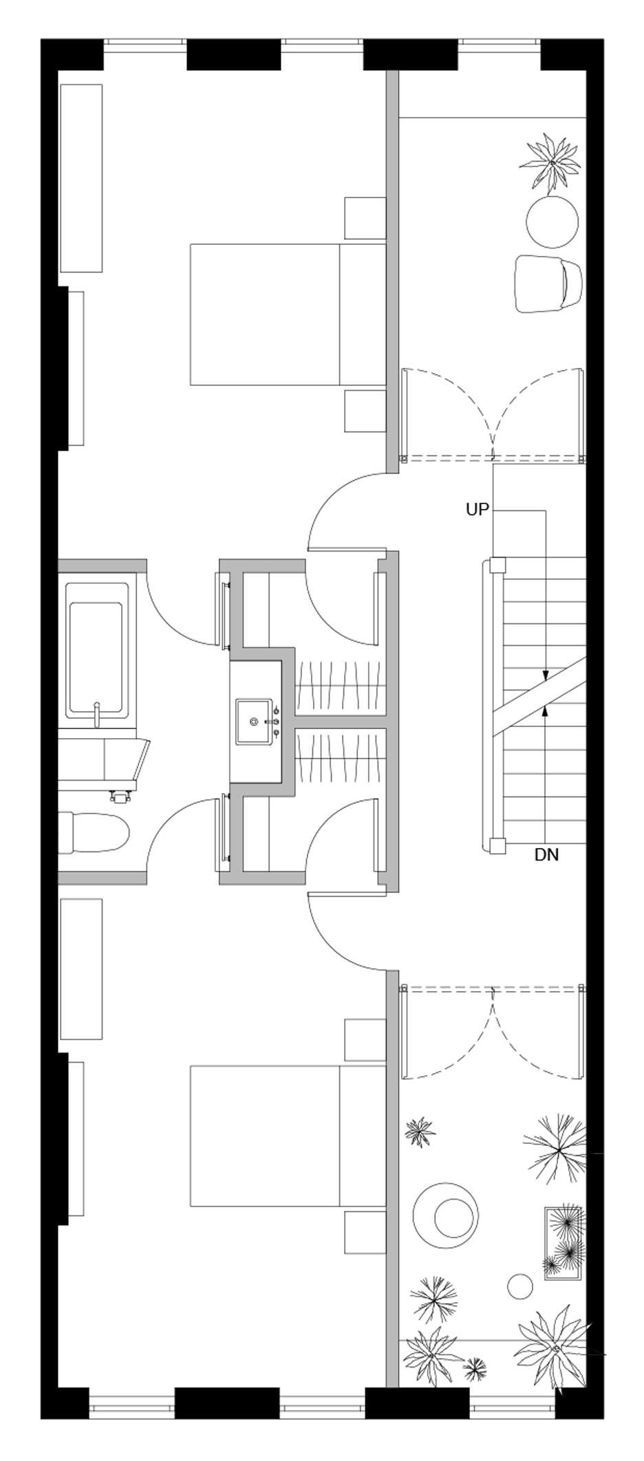 Bedford-Stuyvesant Brownstone by Keith Burns Architect