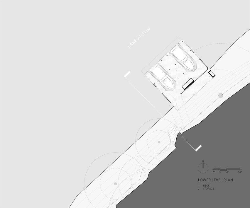 Plan of Bunny Run Boat Dock by Andersson-Wise