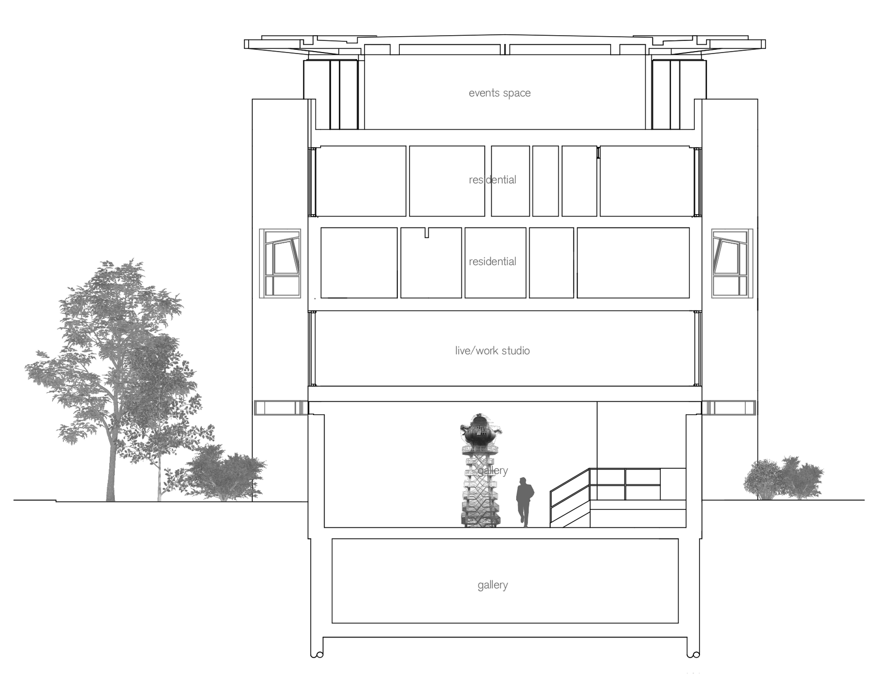 Cabinet Gallery by Trevor Horne Architects