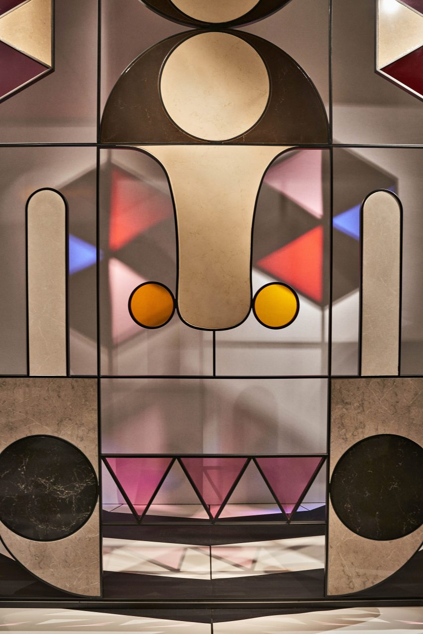 Jaime Hayon's Stone Age Folk installation for Caesarstone