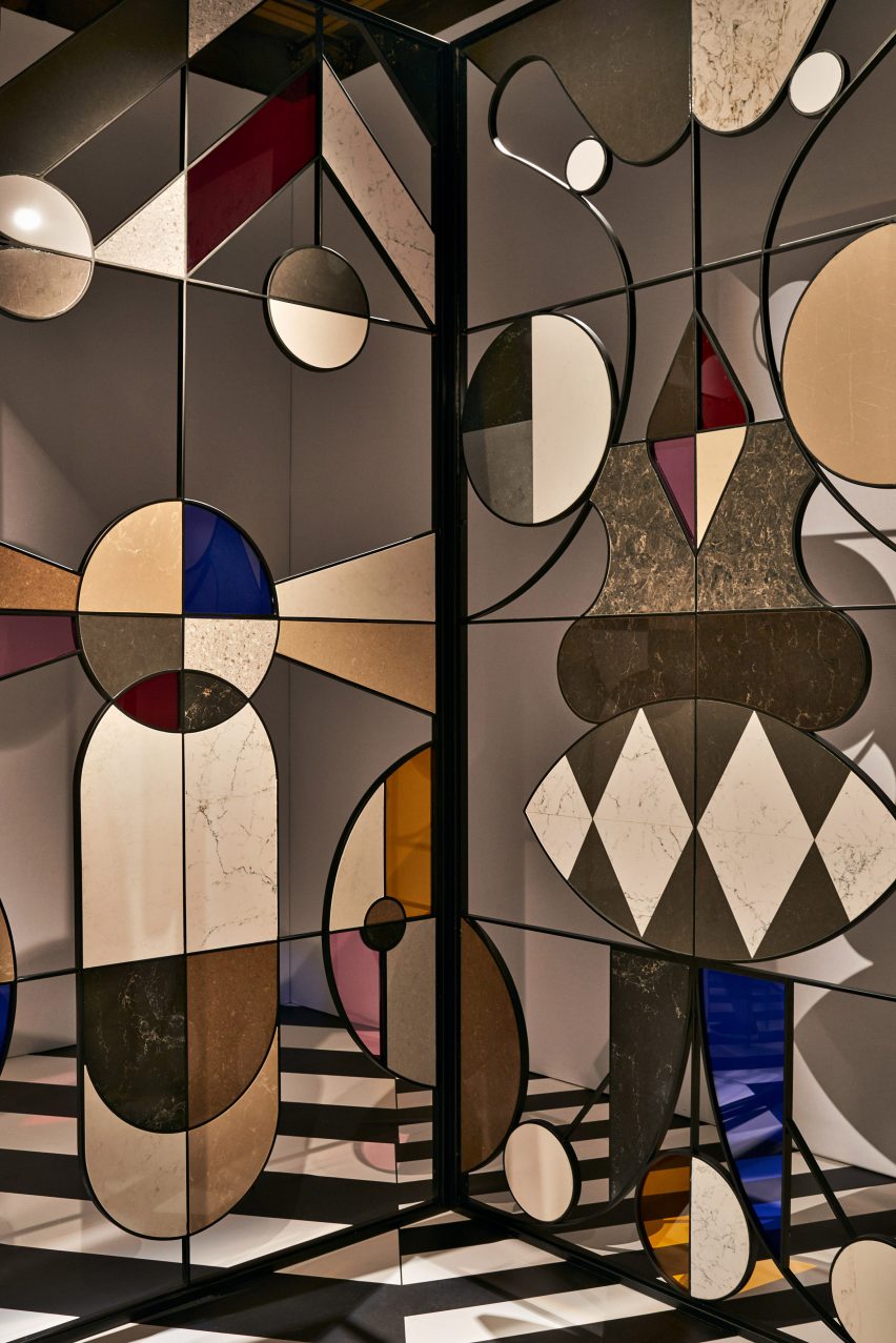 Jaime Hayon's Stone Age Folk installation for Caesarstone