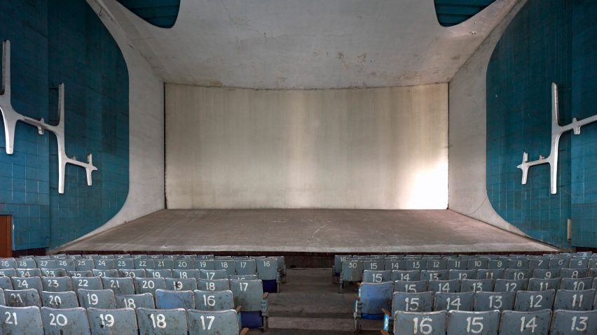New photographs offer a look inside a modernist theatre in Le Corbusier’s Chandigarh