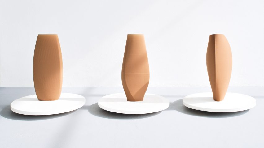COS x Olivier van Herpt 3D-printed vases
