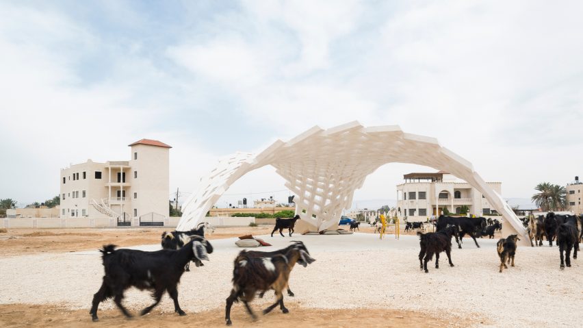 AAU Anastas and GSA Research Laboratory use digital technologies to create self-supporting stone pavilion