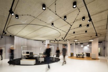 Chybik + Kristof clad Czech furniture showroom